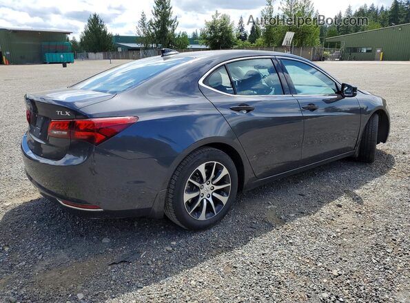 19UUB1F57GA013001 2016 ACURA TLX Charcoal Задня права чверть