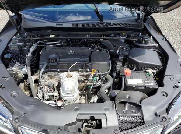 19UUB1F57GA013001 2016 ACURA TLX Charcoal Вид задньої частини салону