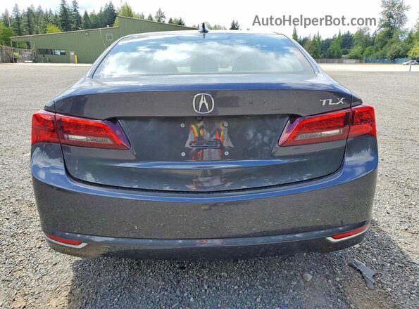 19UUB1F57GA013001 2016 ACURA TLX Charcoal Вид ззаду