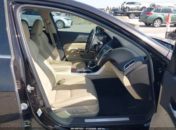 19UUB1F57HA010360 2017 ACURA TLX Black Vista interior delantera