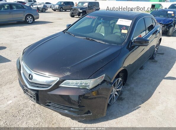 19UUB1F57HA010360 2017 ACURA TLX Black Vista tres cuartos delantera izquierda