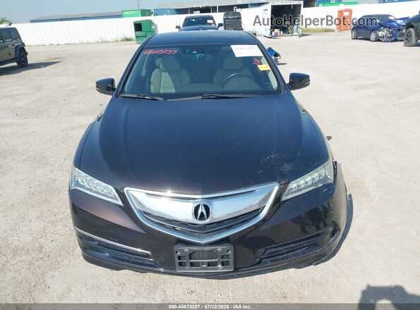 19UUB1F57HA010360 2017 ACURA TLX Black Vista del cuadro de instrumentos