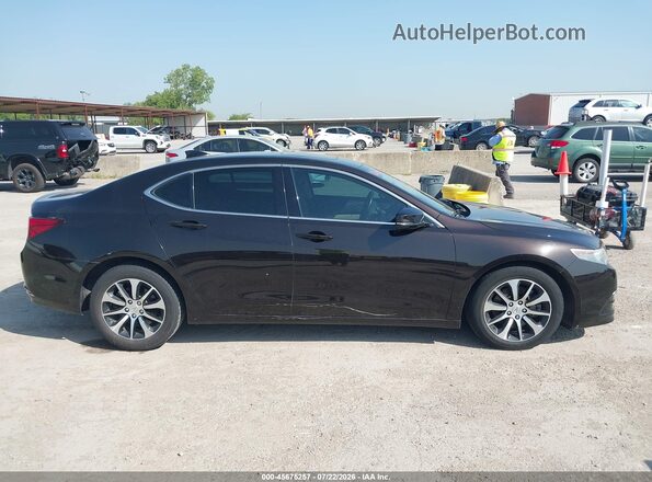 19UUB1F57HA010360 2017 ACURA TLX Black Vista interior trasera