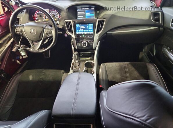 19UUB1F62KA004420 2019 ACURA TLX Red Առջևի վահանակի տեսք