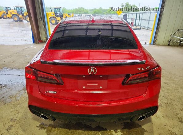 19UUB1F62KA004420 2019 ACURA TLX Red Հետևի տեսք