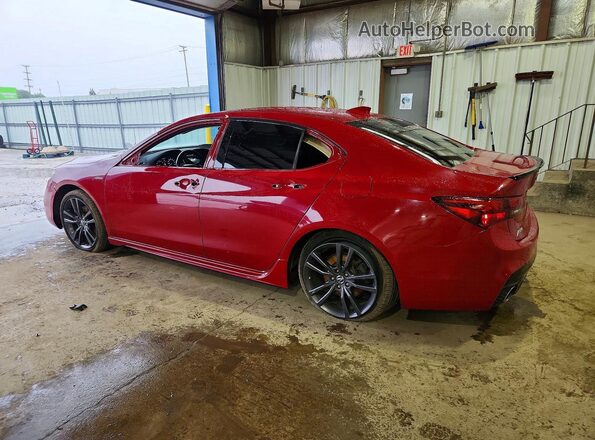 19UUB1F62KA004420 2019 ACURA TLX Red Հետևի ձախ