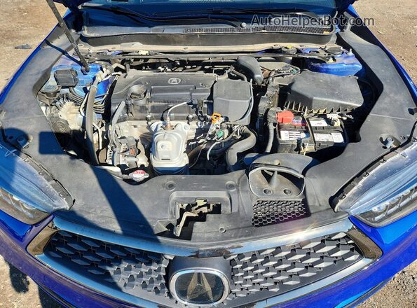 19UUB1F62LA007867 2020 ACURA TLX Blue Սալոնի հետևի տեսք