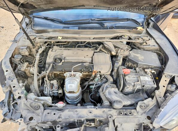 19UUB1F64KA004127 2019 ACURA TLX Черный Вид задней части салона