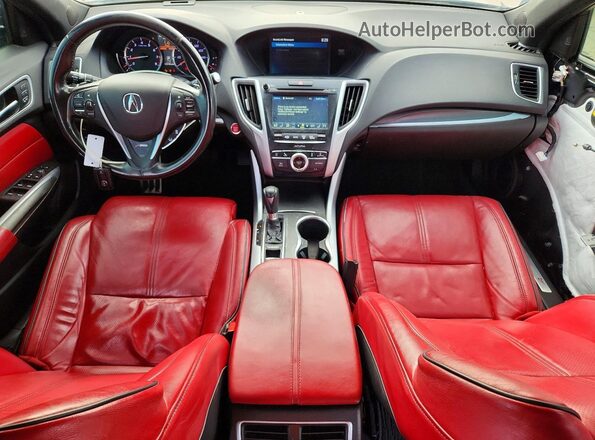 19UUB1F64KA004127 2019 ACURA TLX Черный Вид панели приборов
