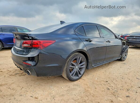 19UUB1F64KA004127 2019 ACURA TLX Черный Задняя правая четверть