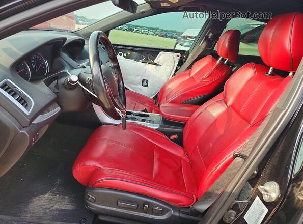 19UUB1F64KA004127 2019 ACURA TLX Черный Вид салона спереди