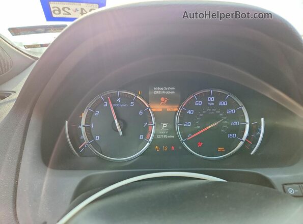 19UUB1F64KA004127 2019 ACURA TLX Черный Вид щитка приборов