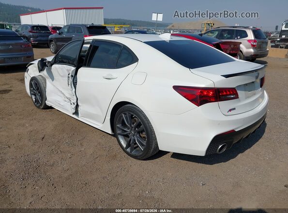 19UUB1F65KA005285 2019 ACURA TLX White უკანა მარცხენა