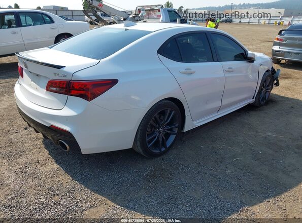 19UUB1F65KA005285 2019 ACURA TLX White უკანა მარჯვენა