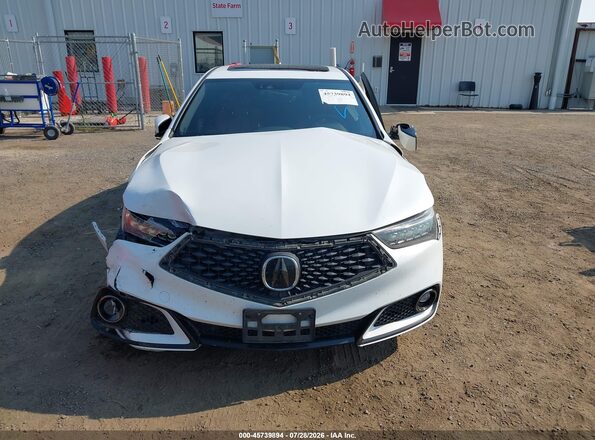 19UUB1F65KA005285 2019 ACURA TLX White უკანა სალონის ხედი