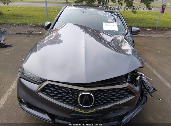 19UUB1F65LA011380 2020 ACURA TLX Gray ხელსაწყოთა პანელის ხედი