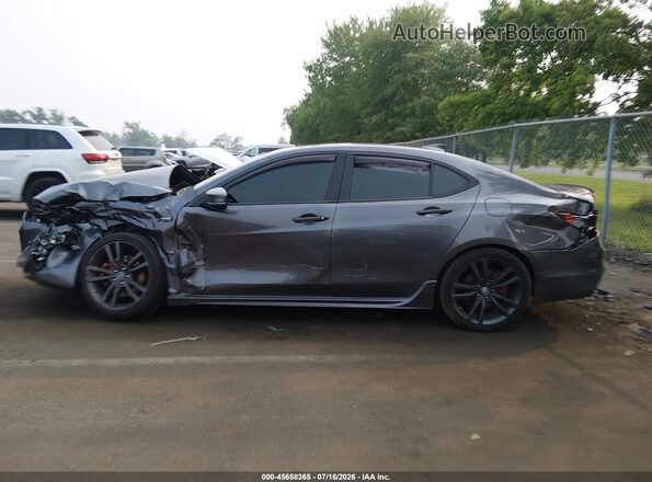 19UUB1F65LA011380 2020 ACURA TLX Gray სალონის 360-გრადუსიანი ხედი