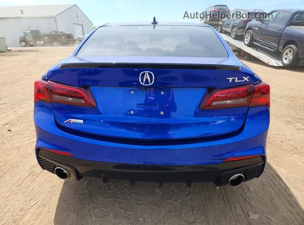 19UUB1F67LA000221 2020 ACURA TLX Blue Հետևի տեսք