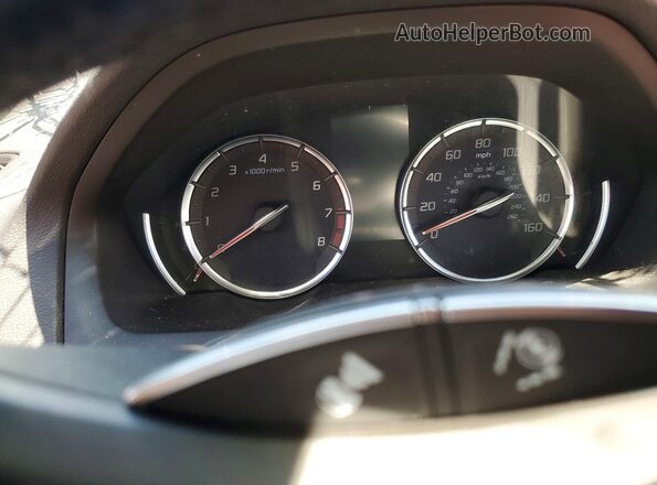 19UUB1F6XLA012363 2020 ACURA TLX White Widok zestawu wskaźników