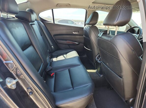 19UUB2F31GA001902 2016 ACURA TLX Black Widok tylnych siedzeń