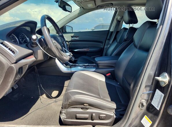 19UUB2F31GA001902 2016 ACURA TLX Black Widok wnętrza z przodu
