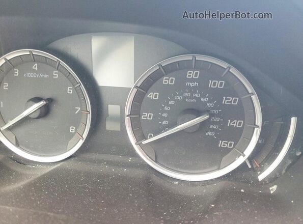 19UUB2F33GA004784 2016 ACURA TLX White ხელსაწყოთა პანელის ხედი