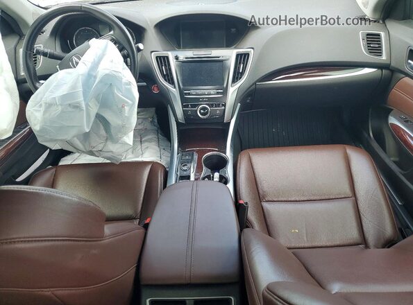 19UUB2F33GA004784 2016 ACURA TLX White წინა პანელის ხედი