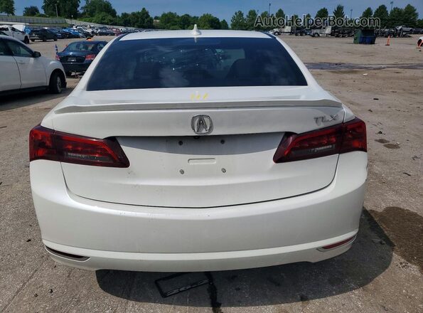 19UUB2F33GA004784 2016 ACURA TLX White უკანა ხედი