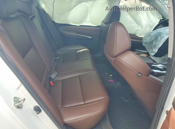 19UUB2F33GA004784 2016 ACURA TLX White უკანა სავარძლების ხედი