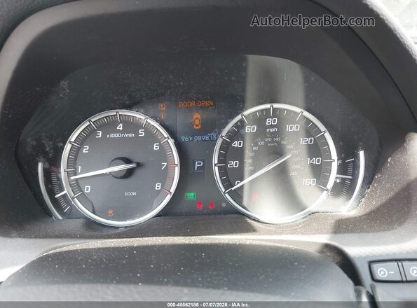 19UUB2F33HA006939 2017 ACURA TLX Black Вид задніх сидінь