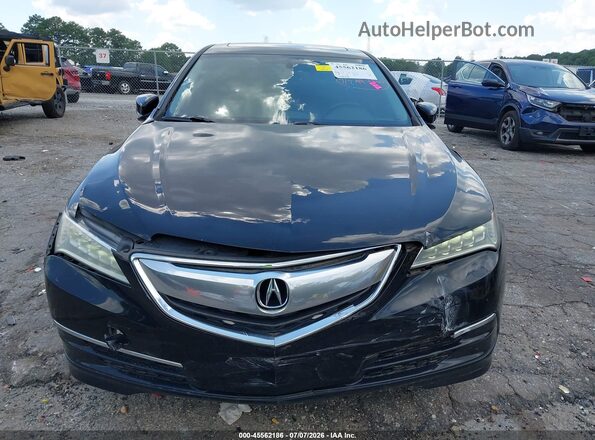 19UUB2F33HA006939 2017 ACURA TLX Black Вид щитка приладів