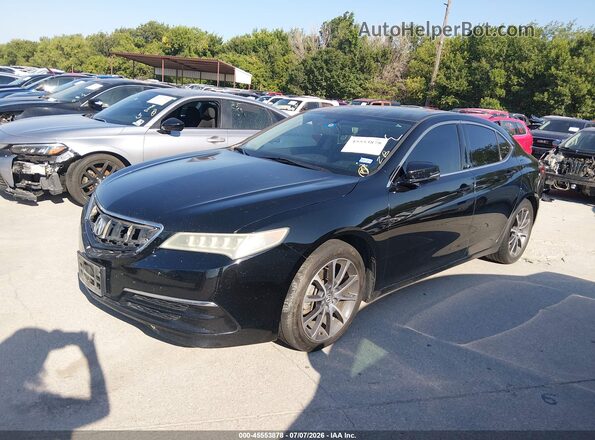 19UUB2F34GA002574 2016 ACURA TLX Black Передня ліва чверть