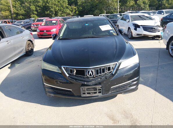 19UUB2F34GA002574 2016 ACURA TLX Black Вид щитка приладів