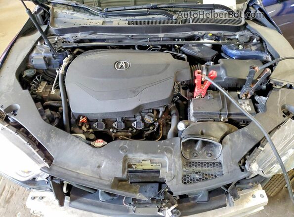 19UUB2F34KA009338 2019 ACURA TLX Blue Vista interior trasera