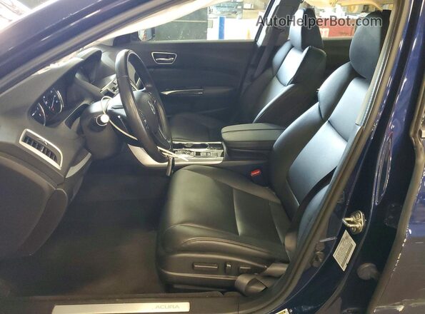 19UUB2F34KA009338 2019 ACURA TLX Blue Vista interior delantera