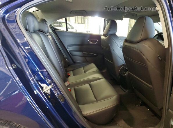 19UUB2F34KA009338 2019 ACURA TLX Blue Vista de los asientos traseros
