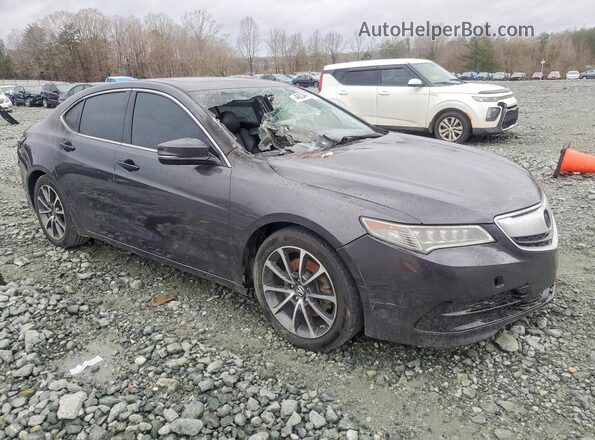 19UUB2F35GA009520 2016 ACURA TLX Black Առջևի աջ