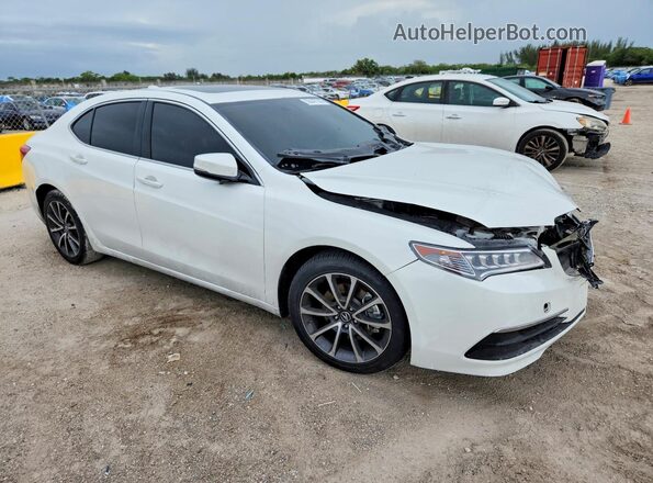 19UUB2F37GA009325 2016 ACURA TLX White Передня права чверть