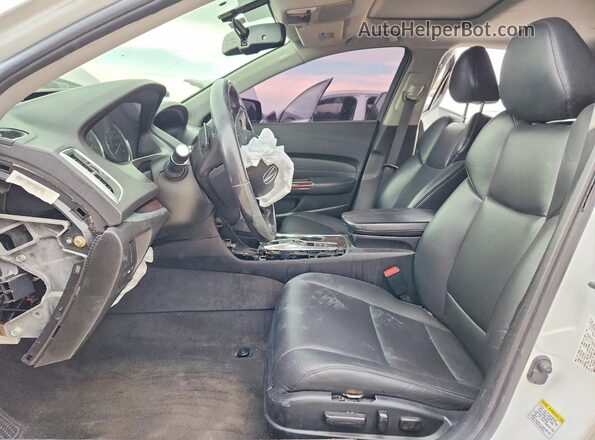 19UUB2F37GA009325 2016 ACURA TLX White Вид салону спереду