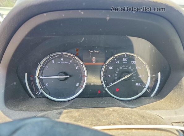 19UUB2F37JA005105 2018 ACURA TLX Gray Սարքավորումների վահանակի տեսք