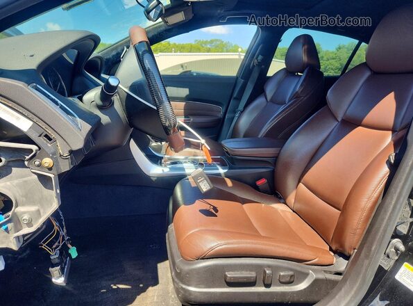 19UUB2F38GA002819 2016 ACURA TLX Black Widok wnętrza z przodu