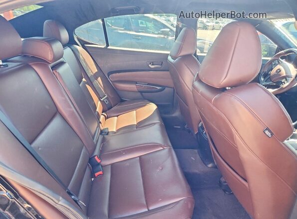 19UUB2F38GA002819 2016 ACURA TLX Black Widok tylnych siedzeń