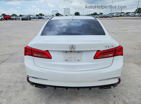 19UUB2F3XKA000711 2019 ACURA TLX White Вид ззаду