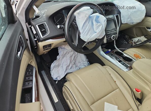 19UUB2F41LA000140 2020 ACURA TLX Белый Вид панели приборов