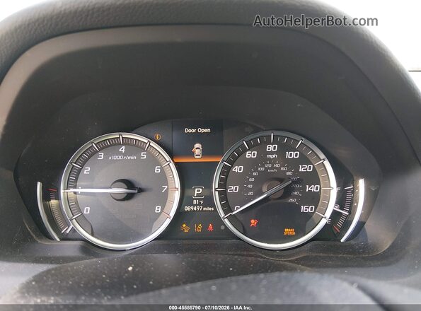 19UUB2F42KA009847 2019 ACURA TLX Black Vista de los asientos traseros