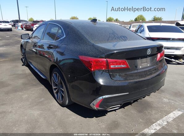 19UUB2F42KA009847 2019 ACURA TLX Black Trasero izquierdo