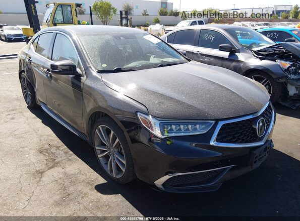 19UUB2F42KA009847 2019 ACURA TLX Black Vista interior trasera