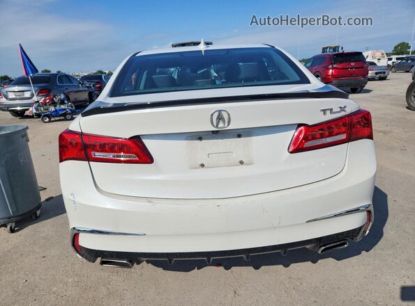 19UUB2F46KA010581 2019 ACURA TLX White უკანა ხედი