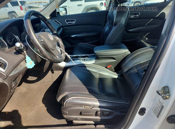 19UUB2F46KA010581 2019 ACURA TLX White წინა სალონის ხედი