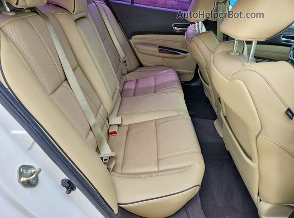 19UUB2F49LA001018 2020 ACURA TLX White Vista de los asientos traseros
